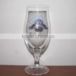 FDA,LFGB,EU Grade Drinkware Type Custom Logo Printed Stemmed Beer Glass thumbnail-1
