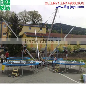 Metal Frame Bungee Trampoline for Sale, Hot Sale Outdoor Bungee Trampoline thumbnail-2