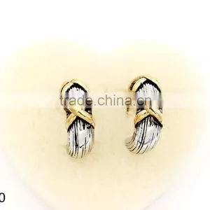 2016 Juyuan Double Color Plated Whole Sales Earrings thumbnail-4