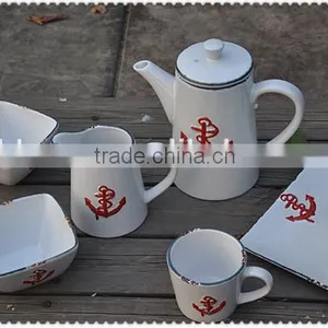 Ceramic Anchor Design Pot for Marine Style thumbnail-3