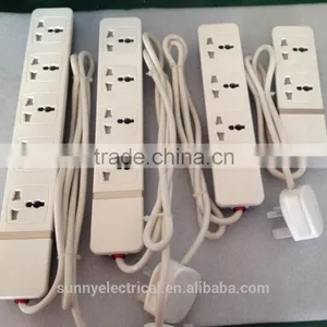 New Design High Quality 3 Core Electric Power Extension Sockets Outlet,UK, Multi,EU thumbnail-6