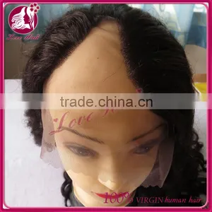 2014 Hot Sale Cheap Wholesale Virgin Remy Hair Full Lace Wig u Part Wig Human Hair thumbnail-1