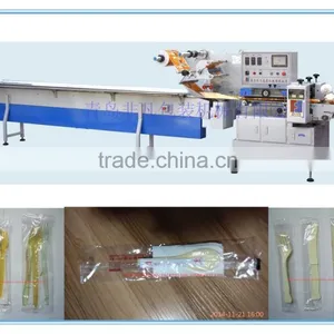 Full Automatic Disposable Plastic Cutlery Fork, Spoon Packing Machine thumbnail-1