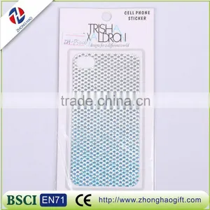 Color Gradient Crystal Strass Cell Phone Sticker thumbnail-3