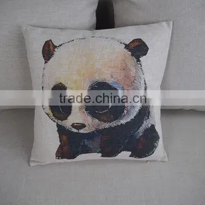 China Custom Cushion Pillow Manufacturer Square Panda 18inch Pillows Covers thumbnail-3