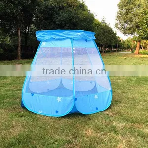 Boy's Blue Prince 6 Sides Play Hut Baby Play Tent thumbnail-3