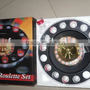 Shot Glass Roulette Drinking Game Set , Russian Turntable Wine Set , Holiday Drinking Game thumbnail-4