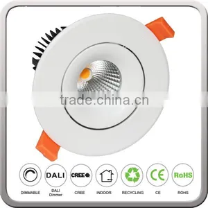 China Adjustable High Power LED Cob Downlight 15W With Beam Angle15 24 38 60 Degree thumbnail-1
