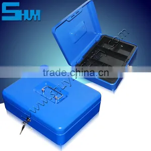 Portable Safe Box With Key Lock Can be Cash Box Metal Detector thumbnail-1