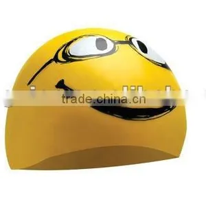 Lovely Funny Animal Print Silicone Swimming Cap thumbnail-1