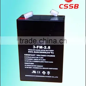 Valve Rechargeable Lead Acid Battery 6v2.8ah thumbnail-2