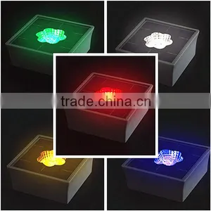 Energy Saving Path Step Warning Led Solar Powered Underground Light thumbnail-1