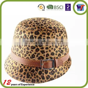 2015 High Quality Women Fashion Cap Custom Wool Felt Hats With Fur Buckle thumbnail-2