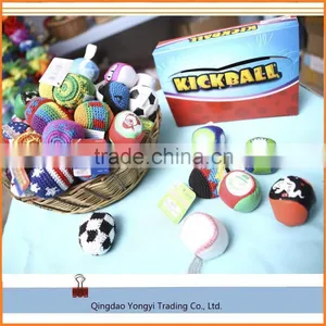 2 Panels PVC Leather Juggling Ball/ Hacky Sack For Promotion thumbnail-5
