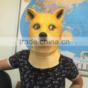 Hot Selling Eco-Friendly Animal Head Masks for Party Latex Horse Head Mask thumbnail-1