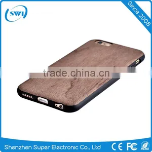 360 Degree Full Protective TPU+Red Sandal Wooden Back Cases Cover For Iphone 6 6S 6 Plus thumbnail-5
