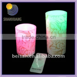 Paraffin Wax Remote Control Flameless LED Candles thumbnail-1