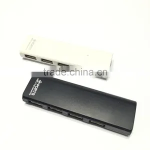Rectangle Cuboid Shape Mini Slim USB 2.0 4Port USB Hub thumbnail-2