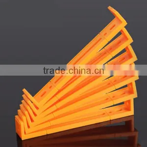 DIY Circular Hole Plastic Bar U Type Connecting Rod 1102, Orange Colour thumbnail-2