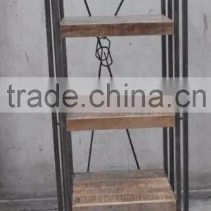 Industrial Book Shelf ,Industrial Style Bookcase Home Furniture Living Room Furniture Bookcases thumbnail-1