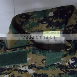 OEM Cotton Polyester Ripstop Jordan Army Green Digital Camouflage Tactical ACU Military Uniform thumbnail-4