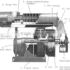 Bamboo Sawdust Pellet Making Mills thumbnail-5