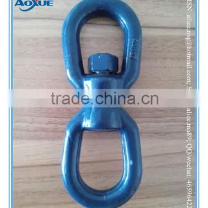 Drop Forged Steel Double Eye Chain Swivel U.S. Type G402,lifting Link Chain Swivel thumbnail-1