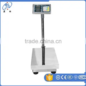 All Stainless Steel Waterproof Weighing Platform Scale 40*50cm Pan Size thumbnail-1