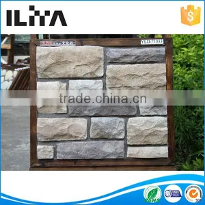 Modern and Elegant in Fashion White Cement Artificial Exterior Stone Wall Tiles Paneling Artificial Stone Fence thumbnail-3