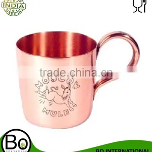 100% Copper Moscow Mule Mug Engraving Logo thumbnail-1