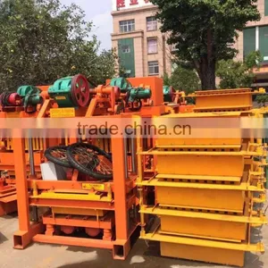 Simple Operation QTJ4-40 Machine to Make Concrete Blocks Cement Hollow Brick Machinery Profitable Business in Spanish thumbnail-5