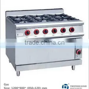 6 Burners Range, 1 Baking Oven - Gas Oven, CE, TT-WE420A thumbnail-1
