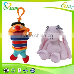 Mini Plush Soft Bear Keychain Toy With Joint&tie thumbnail-1