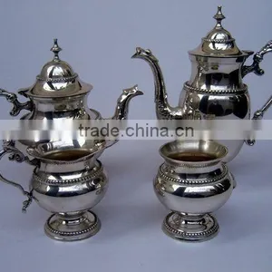 Silver Plated Tea & Coffee Sets for Home & Restaurant thumbnail-1