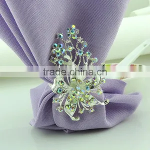 Latest Fashion Crystal Wholesale Napkin Rings thumbnail-2