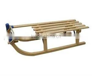 Wooden Snow Sledge thumbnail-1