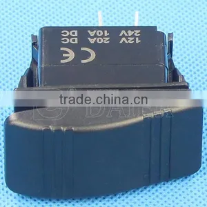 3 Lens 2 Pin Black ON-OFF Marine Switch Without Light thumbnail-3