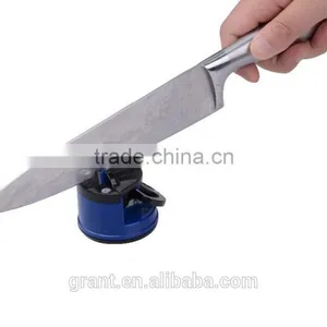 Kitchen Knife Sharpener With Diamond Sharpening Stone, Sharpens Ceramic and Other Knives and Scissors, Easy to Use, Made Japan thumbnail-2