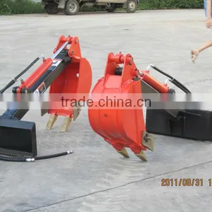 Mini Skid Steer Digger thumbnail-1