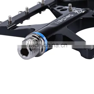 1 Pair SETSAIL 035 Mountain Bike Pedals Suitable for BMX Road Bicycle Fixed Gear With 3 Bearings 9/16 Inches Bicycle Pedals thumbnail-4