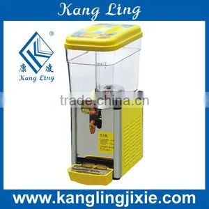 Refrigerated Beverage Dispenser Yellow Color 18L 2 Tanks thumbnail-1