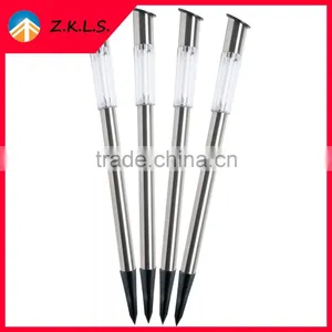 Stainless Steel Long Solar Garden Lighting Pole Light thumbnail-2
