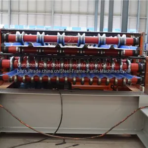 Double Layer Roof Panels Roll Forming Machine thumbnail-2