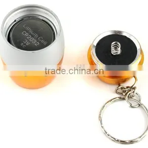Travel 6 LED Mini Aluminium Material Key Ring Torch/flashlight thumbnail-3