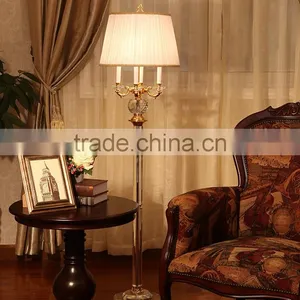 Clear K9 Crystal Lucky Apple Design White Color Lampshade Floor Lamp thumbnail-1