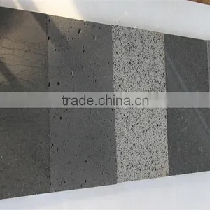 Natural Black Honed Lava Stone Tile for Sale thumbnail-5