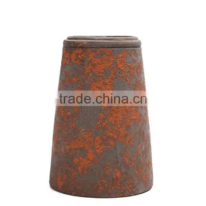 Wholesale Retro do the Old Red Ceramic Outdoor Planters thumbnail-3