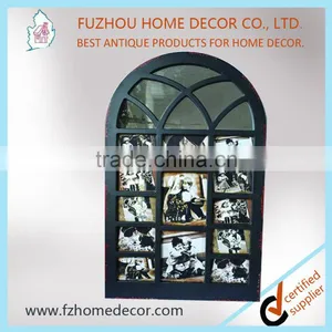 2016 New Style Rustic Wooden Mirror WITH Photo Openings, Wooden Multi Opening Picture Frame thumbnail-1