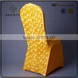 Rosette Chiar Cover Used for Banquet Wedding Rosette Chair Cover thumbnail-3