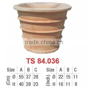 Vietnam Outdoor Ceramic Large Terracotta Garden Pots thumbnail-1